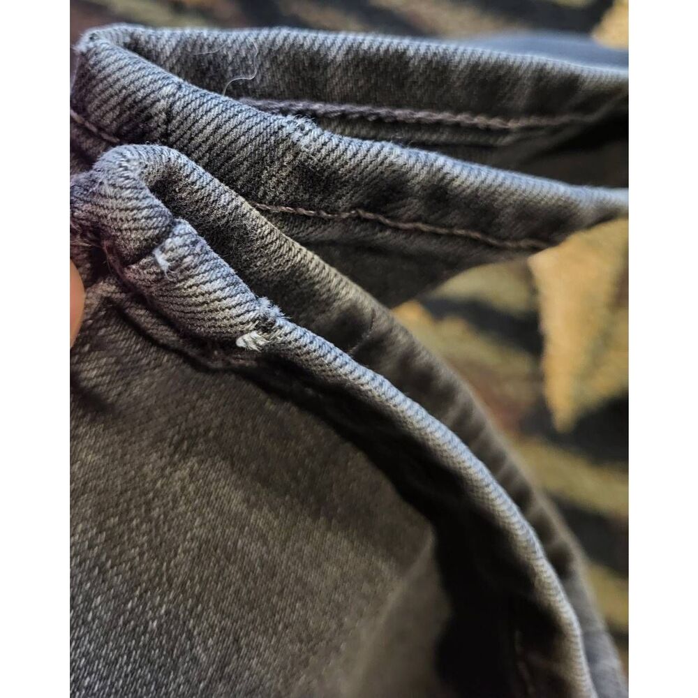 Madewell Jeans Women's 23 Washed Black Perfect Vintage Comfort Stretch Tapered - Picture 5 of 5